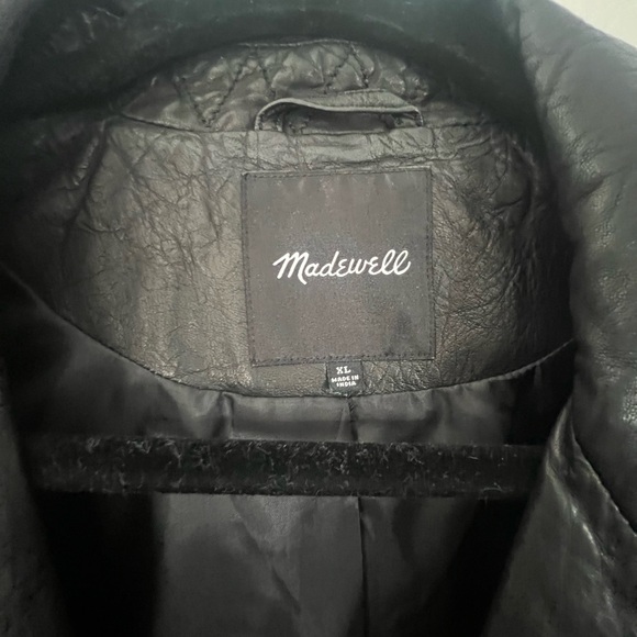 Madewell Washed Leather Motorcycle Jacket - Picture 4 of 6